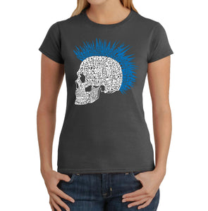Punk Mohawk - Women's Word Art T-Shirt