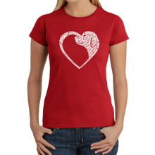 Load image into Gallery viewer, Dog Heart - Women&#39;s Word Art T-Shirt
