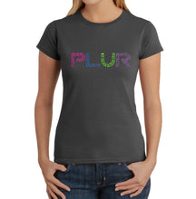 Load image into Gallery viewer, PLUR -  Women&#39;s Word Art T-Shirt