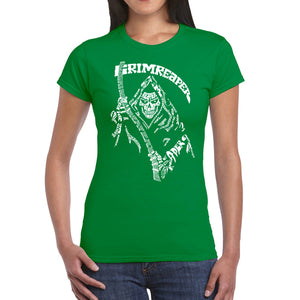Grim Reaper  - Women's Word Art T-Shirt