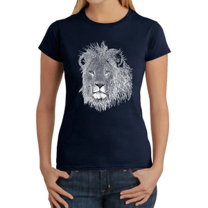 Lion  - Women's Word Art T-Shirt