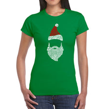 Load image into Gallery viewer, Santa Claus  - Women&#39;s Word Art T-Shirt