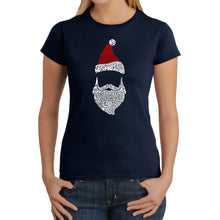 Load image into Gallery viewer, Santa Claus  - Women&#39;s Word Art T-Shirt