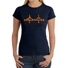 Load image into Gallery viewer, San Francisco Bridge  - Women&#39;s Word Art T-Shirt