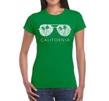 Load image into Gallery viewer, California Shades - Women&#39;s Word Art T-Shirt