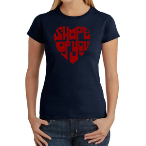 Shape of You  - Women's Word Art T-Shirt