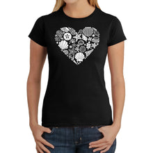 Load image into Gallery viewer, Sea Shells - Women&#39;s Word Art T-Shirt