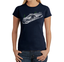 Load image into Gallery viewer, Ski - Women&#39;s Word Art T-Shirt
