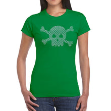 Load image into Gallery viewer, XOXO Skull  - Women&#39;s Word Art T-Shirt