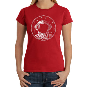 I Need My Space Astronaut - Women's Word Art T-Shirt