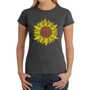 Sunflower  - Women's Word Art T-Shirt