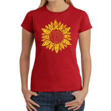 Load image into Gallery viewer, Sunflower  - Women&#39;s Word Art T-Shirt