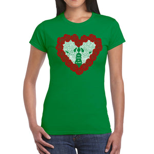 Women's Word Art T-Shirt - Til Death Do Us Part