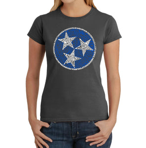 Tennessee Tristar - Women's Word Art T-Shirt