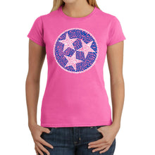Load image into Gallery viewer, Tennessee Tristar - Women&#39;s Word Art T-Shirt
