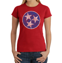Load image into Gallery viewer, Tennessee Tristar - Women&#39;s Word Art T-Shirt