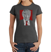 Load image into Gallery viewer, TRUMP 2016 Make America Great Again - Women&#39;s Word Art T-Shirt