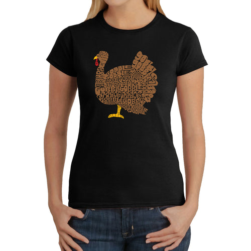 Thanksgiving - Women's Word Art T-Shirt