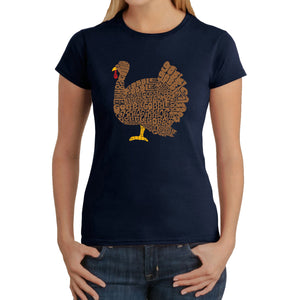 Thanksgiving - Women's Word Art T-Shirt