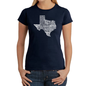 The Great State of Texas - Women's Word Art T-Shirt