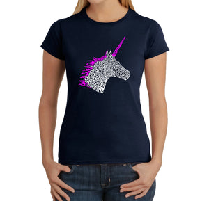 Unicorn - Women's Word Art T-Shirt