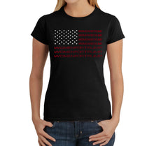 Load image into Gallery viewer, Women For Trump - Women&#39;s Word Art T-Shirt