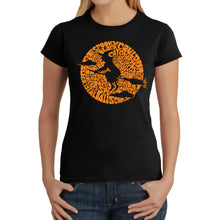 Load image into Gallery viewer, Spooky Witch  - Women&#39;s Word Art T-Shirt