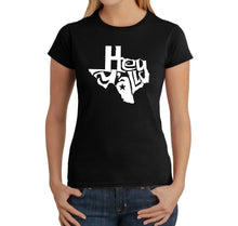 Load image into Gallery viewer, Hey Yall - Women&#39;s Word Art T-Shirt