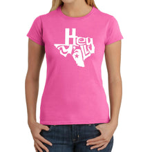 Load image into Gallery viewer, Hey Yall - Women&#39;s Word Art T-Shirt