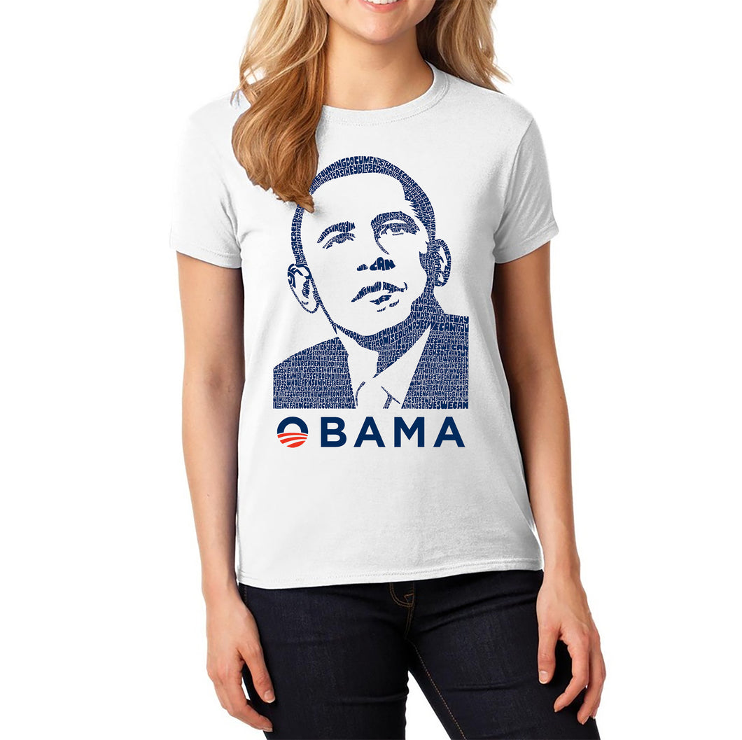 Obama - Women's Word Art T-Shirt
