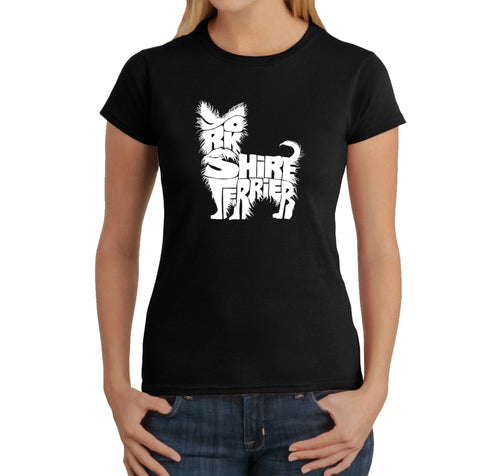 Yorkie - Women's Word Art T-Shirt