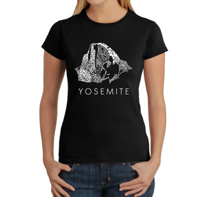 Yosemite -  Women's Word Art T-Shirt