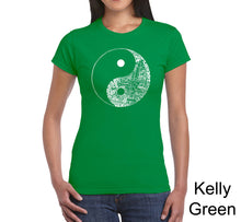 Load image into Gallery viewer, YIN YANG - Women&#39;s Word Art T-Shirt