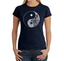 Load image into Gallery viewer, YIN YANG - Women&#39;s Word Art T-Shirt