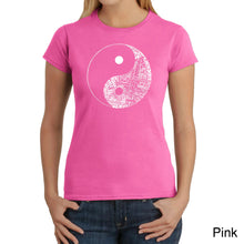 Load image into Gallery viewer, YIN YANG - Women&#39;s Word Art T-Shirt