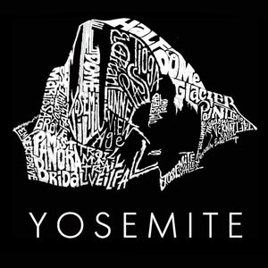 Yosemite - Women's Raglan Baseball Word Art T-Shirt