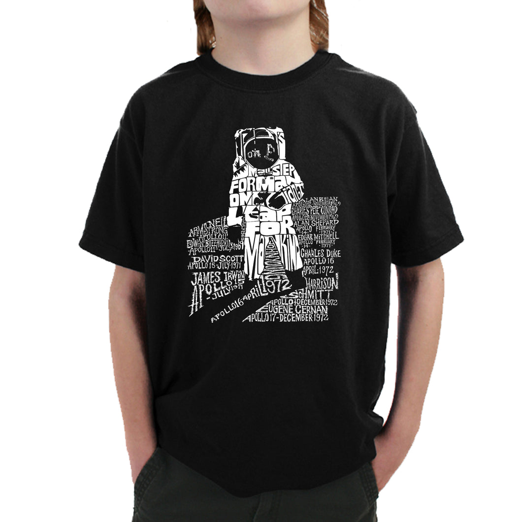 ASTRONAUT - Boy's Word Art T-Shirt
