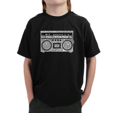 Load image into Gallery viewer, Greatest Rap Hits of The 1980&#39;s - Boy&#39;s Word Art T-Shirt