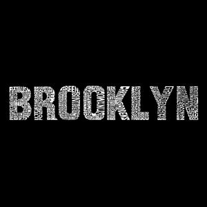 BROOKLYN NEIGHBORHOODS - Men's Raglan Baseball Word Art T-Shirt