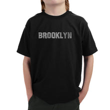 Load image into Gallery viewer, BROOKLYN NEIGHBORHOODS - Boy&#39;s Word Art T-Shirt