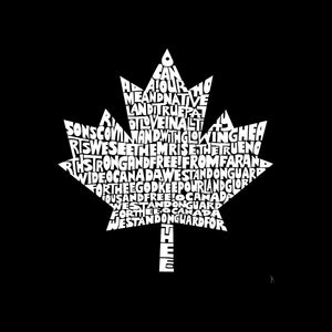 CANADIAN NATIONAL ANTHEM - Large Word Art Tote Bag