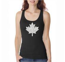 Load image into Gallery viewer, CANADIAN NATIONAL ANTHEM  - Women&#39;s Word Art Tank Top