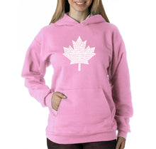 Load image into Gallery viewer, CANADIAN NATIONAL ANTHEM - Women&#39;s Word Art Hooded Sweatshirt