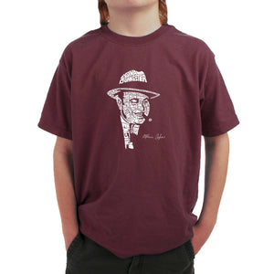 AL CAPONE ORIGINAL GANGSTER - Boy's Word Art T-Shirt