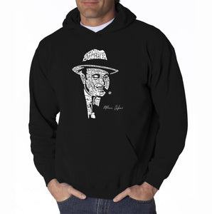 AL CAPONE ORIGINAL GANGSTER - Men's Word Art Hooded Sweatshirt