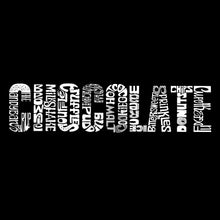 Load image into Gallery viewer, Different foods made with chocolate - Boy&#39;s Word Art T-Shirt