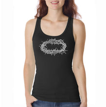 Load image into Gallery viewer, CROWN OF THORNS  - Women&#39;s Word Art Tank Top