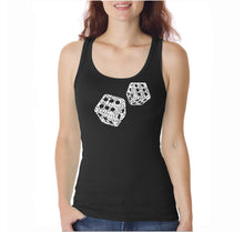 Load image into Gallery viewer, DIFFERENT ROLLS THROWN IN THE GAME OF CRAPS  - Women&#39;s Word Art Tank Top
