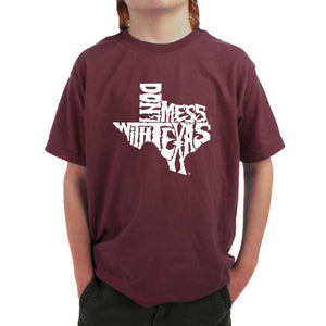 DONT MESS WITH TEXAS - Boy's Word Art T-Shirt