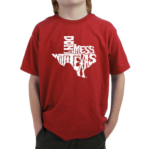 DONT MESS WITH TEXAS - Boy's Word Art T-Shirt